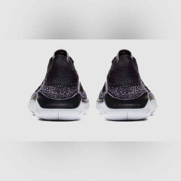 Nike Free RN Flyknit 2018 Sneakers Oreo White Black 942838-101 Mens Size - Picture 7 of 11